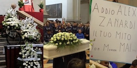 La sua handbike sull'altare e gli atleti paralimpici ad accompagnarlo: il commovente saluto ad Alex Zanardi a Padova