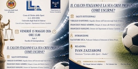 Come uscire dalla crisi del calcio italiano: ecco la lezione all'Università di Salerno