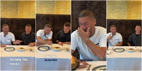 Totti show: l'ex Milan Kucka gli fa assaggiare una crema di pesce slovacca e lui reagisce così...