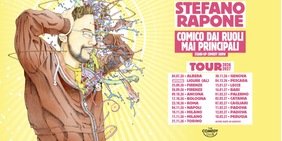 Stefano Rapone, il tour in giro per l'Italia con "Comico dai ruoli mai principali"