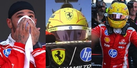 La voce strozzata dall'emozione e il "grazie a tutti" in italiano: il team radio di Hamilton fa emozionare i tifosi