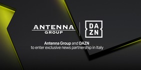 Dazn, nuova partnership con Antenna Group