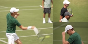 Sinner si allena con Rublev prima del debutto a Wimbledon. E Cahill e Vagnozzi...