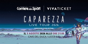 Biglietti Caparezza Live Tour 2026: il grande ritorno a Lecce