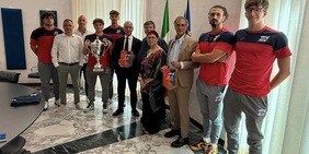 Il Ministro Abodi ha ricevuto oggi la squadra della De Akker Bologna