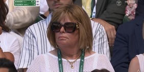 Wimbledon, c'è anche mamma Siglinde in tribuna per la finale Sinner-Zverev