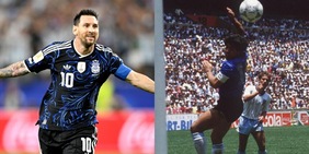 L'Argentina sceglie la scaramanzia contro l'Inghilterra: i gol dell'86 di Maradona per Messi contro Kane...