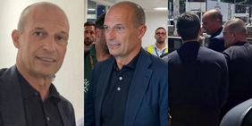 Napoli, inizia l'era Allegri: Max è sbarcato a Capodichino
