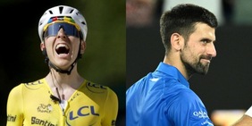 Pogacar nel segno di Djokovic dopo la vittoria della tappa: "I fischi del pubblico? Mi caricano, mi ispiro a lui"
