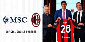 Ac Milan e MSC Crociere ancora insieme: da Milano al mondo, il viaggio continua