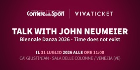 Biennale Danza 2026, biglietti per John Neumeier a Venezia