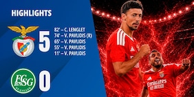 Benfica show, 5-0 al St Gallen. Guarda GOL e HIGHLIGHTS
