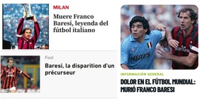 La stampa estera omaggia Baresi: "Una delle più grandi leggende del calcio italiano e Mondiale"
