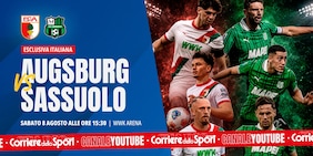 Augsburg-Sassuolo, guarda l'amichevole in diretta streaming sul canale YouTube del Corriere dello Sport
