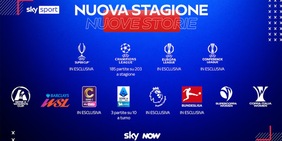 Lo spettacolo del grande calcio torna su Sky