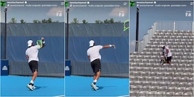 Berrettini non contiene la rabbia a Cincinnati: scaglia la racchetta sugli spalti durante l'allenamento