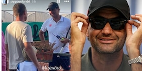 Federer in Italia: allenamento a sorpresa al Circeo, c'è anche Volandri