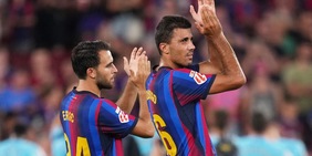 Rodri festeggia la prima vittoria al Camp Nou