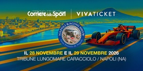 Napoli Racing Show 2026, da oggi in vendita i biglietti per le tribune sul Lungomare Caracciolo