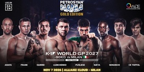 PetrosyanMania Gold Edition, svelati gli 8 fighter dell’Italy round