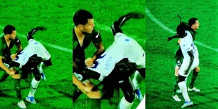 Fiorentina, l'espulsione di Kean contro il Polissya: prima la tirata di capelli e poi la gomitata