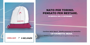 HEAD in edicola con il Corriere dello Sport–Stadio. Nato per Torino. Pensato per restare