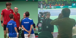 Coppa Davis, Francia-Belgio inizia in ritardo. Tifoso furioso sugli spalti: "Chiamate la polizia"