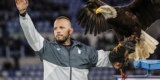 Lazio-Lecce, ecco Flaminia: l'esordio della nuova aquila all'Olimpico