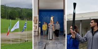 Milano-Cortina, le foto dalla Grecia: emozione per la fiamma olimpica