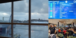 Passeggeri a terra dall'alba, voli cancellati e piste innevate: che confusione all'aeroporto di Bodo