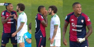 Folorunsho e Hermoso, scambio di insulti shock durante Cagliari-Roma: scoppia la rissa in campo