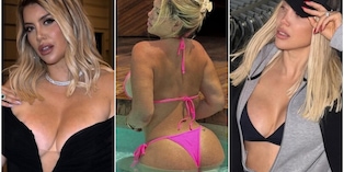 Wanda Nara pronta per il Natale, il look di dicembre accende la fantasia dei followers