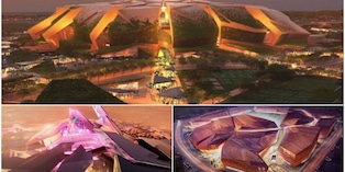 I fantascientifici stadi dei Mondiali 2034 in Arabia: dall'astronave al vulcano, i progetti sono pazzeschi! FOTO