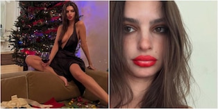 Emily Ratajkowski tra scollature e l'albero di Natale: le ultime foto fanno impazzire i fan