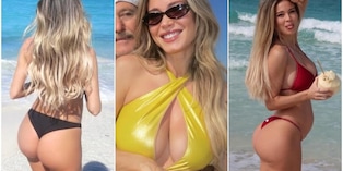 Diletta Leotta, sexy Natale al mare: le foto in bikini accendono le feste sui social