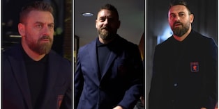 Daniele De Rossi arriva all'Olimpico prima di Roma-Genoa: le foto nel tunnel