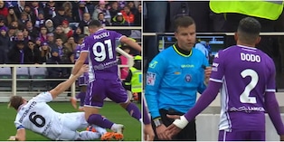 Contatto Piccoli-Baschirotto: l'arbitro fischia un rigore, il Var lo revoca. È polemica: la fotosequenza