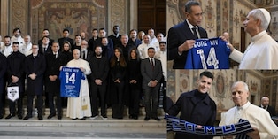 Il Como dal Papa prima della Lazio: tutte le foto