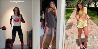 FOTO Courtney Sarault sfila con la divisa del Canada per le Olimpiadi e manda in tilt i social