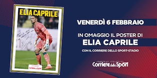 Elia Caprile, il poster autografato in edicola venerdì 6 febbraio gratis con il Corriere dello Sport-Stadio!