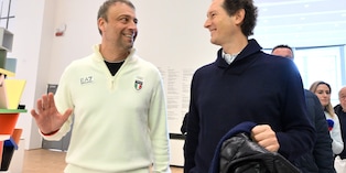 John Elkann visita Casa Italia a Milano per le Olimpiadi invernali