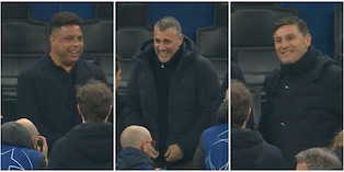 Inter, Ronaldo e Vieri a San Siro prima del Bodo: le foto