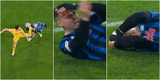 Krstovic è una maschera di sangue: il fallo killer al 98' regala gli ottavi di Champions all'Atalanta FOTO