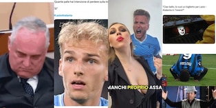 Dal pagliaccio It all'amarcord su Immobile e Baroni: il pareggio tra Lazio e Atalanta spopola sui social