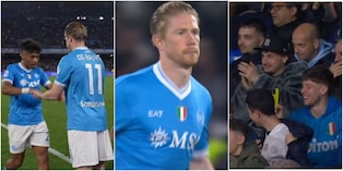 De Bruyne torna in campo con il Napoli: la reazione pazzesca dei tifosi al Maradona