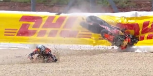 Acosta caduta brutale, moto distrutta: ecco i dettagli