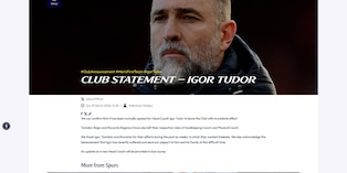 Ufficiale: Tudor non è più l'allenatore del Tottenham