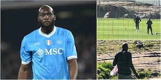 Napoli, Lukaku torna in campo: le foto dell'allenamento in Belgio