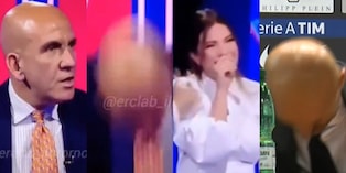 Di Canio come Spalletti, impazzisce in diretta e prende a testate il tavolo: la reazione di Federica Masolin