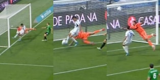 Turati sfida le leggi della fisica: la parata su Nico Paz è spaziale FOTO